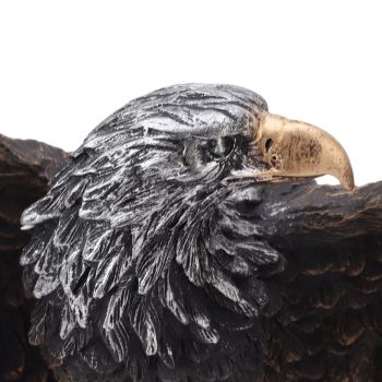 Eagle Statue Resin Vivid Ingenious Durable Decorative Vintage Eagle Figurine for Office