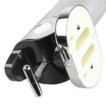Wall Mounted Soap Dispenser Silver ABS Conditioner Body Wash Dispenser 500ml Soap Liquid Holder for Hotels Restaurants Home