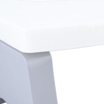 Foldable Toilet Potty Stool PP Portable Squatting Potty Foot Stool for Healthy Gifts Travel White