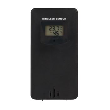 Weather Clock Transparent ABS Wireless Multifunctional Temperature Alarm Clock with Color Screen