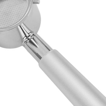 Coffee Portafilter Bottomless Naked Portafilter for Delonghi 9 Series 9335 9155 9355 9665 Silver