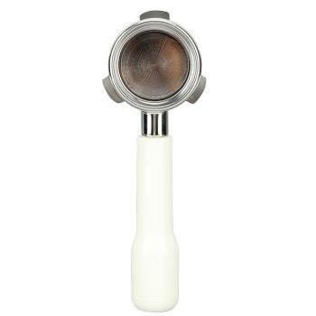 54mm Coffee Portafilter Double Flow Portafilter Coffee Machine Filter For Breville 870 880 C2 Plastic White