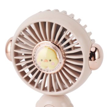 Foldable Mini Fan Cute Lightweight 900mAh Adjustable Low Noise Handheld Fan for Summer Pink