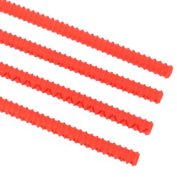 4PCS Oven Rack Protector Heat Resistant Silicone Edge Liner Cover Oven Accessories for Kitchen Restaurant Red