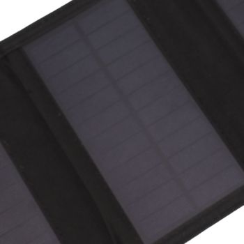 Solar Panel Folding Bag Dual USB Output Portable Foldable Solar Charger for Outdoor Camping Travel 20W 5V