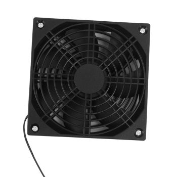 Solar Panel Fan Kit Monocrystalline Silicon 2200RPM Solar Exhaust Fan with Protective Cover for Greenhouse