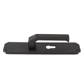 Door Handle Strong Aluminium Alloy Antioxidant Easy Mounting Straight Door Lever with 3 Keys for Repair Replacement