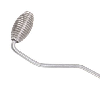 Fiberglass Roller Bubble Paddle Tool Aluminum Alloy Bubble Roller With Plastic Handle Olive Roll Type A