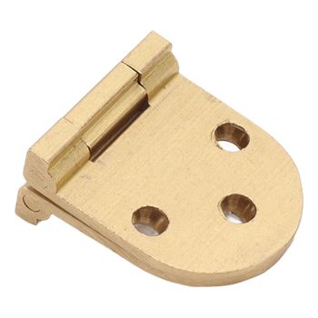2 Sets Folding Flip Top Hinge Rustproof Round Edge 180 Degree Brass Flap Hinge with Screws for Folding Table Sewing Machine 2.0mm/0.08in
