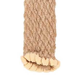 20Pcs Thickened Knitted Table Chair Leg Floor Protectors Covers Furniture Leg Socks for Hardwood Floors Elegant Log Color