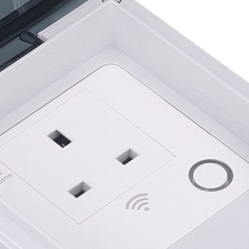Wifi Smart Socket IP66 Waterproof Support Voice Control Timing 86 Type Outdoor Smart Outlet UK 110‑250V SNW S