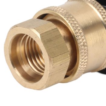 G1/4 Sewer Pipe Cleaning Nozzle Stainless Steel Durable G3/8 Female Thread Adapter Pressure Sewer Jetter Nozzle