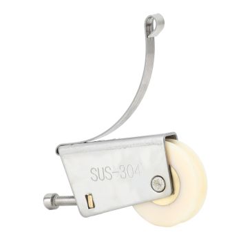 2Set Cabinet Sliding Door Window Roller Pulley Stainless Steel Sliding Door Window Roller Pulley Including Upper Wheel Waterproof Copper Core Concave Wheel