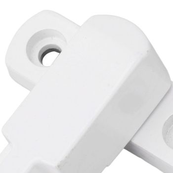 Window Latch Sash Lock Aluminum Alloy Anti Theft T Type Universal Child Proof Safety Lock for Home Security White