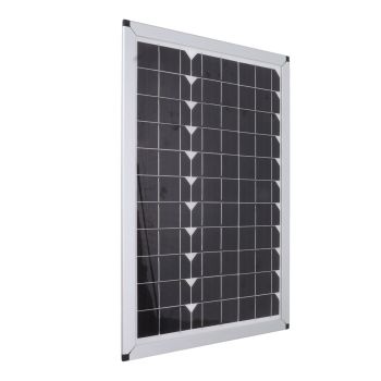 100W 18V Solar Panel Battery Charger Kit Monocrystalline Silicon Solar Panel with Dual USB Controller for Car RV Marine Boat