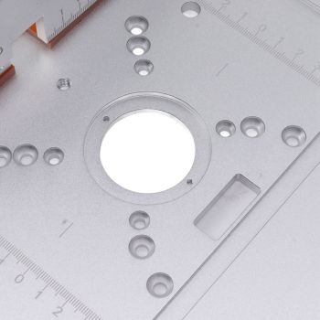 Aluminium Router Table Insert Plate Table for Woodworking Benches Router Plate Wood Tools Milling Trimming Machine