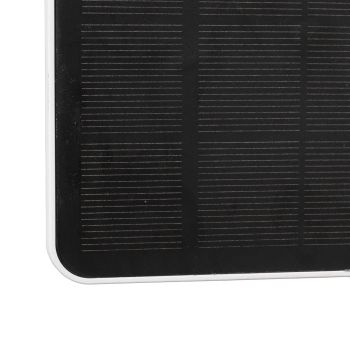 4W 5V Solar Panel for Wireless Outdoor Security Camera IP65 Waterproof Solar Charging Panel with Adjustable Bracket White