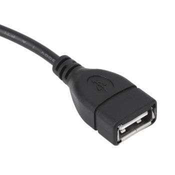 5PCS ON Off Switch Male to Female Cable 2 Pin PVC USB Extension Cable with B utton for Driving Recorder LED Lights Black