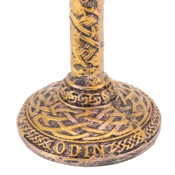 Nordic Viking Goblet Retro Resin Stainless Steel Beer Cup for Cocktails Whisky Red Wine