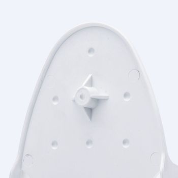 Iron Holder Wall Mounted Heat Resistant Widened Electric Iron Organizer with Hooks for Closet Hotel White