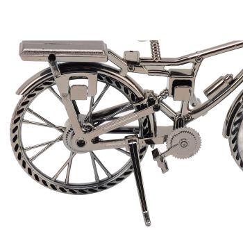 Bike Clock Lifelike Vintage Decorative Ornament Compact Table Alarm Clock for Home Dormitory Office