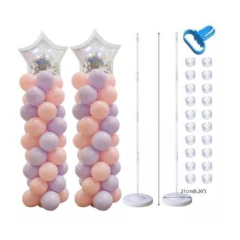 Balloon Column Kit Plastic Balloon Tower Decoration for Birthday Party Wedding Party Christmas