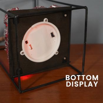 Bonfire Lamp Flameless LED Light Fake Fireplace Lamp Iron Home Decoration for Room Type B 470g / 16.58oz 20x13x13cm / 7.87x5.12x5.12in