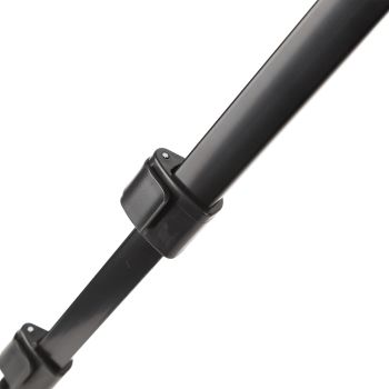 Artist Easel Stand Ferroalloy Adjustable Folding Tripod Display Easel for Drawing Painting Black