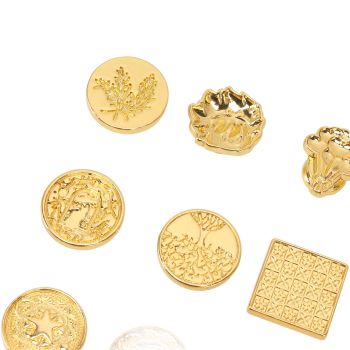 24pcs Removable Sealing Wax Stamps Vintage Wax Seal Stamp Kit With Gift Box For Gift Decoration