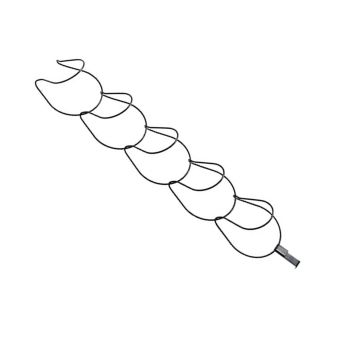 5Pcs Hat Rack Iron Punching Free Multi Layer Multifunctional Space Saving Hat Hanger Holder Black