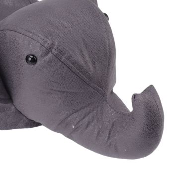 Animal Footstools Elephant Shaped Slip Resistant Silent Comfortable Stable Multi Purpose Cute Stool for Kids Dark Gray