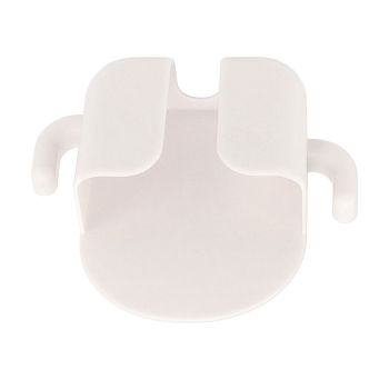 Self Adhesive Wall Mount Cell Phone Holder Wall Mount Phone Charging Holder for Home Office Bedroom White