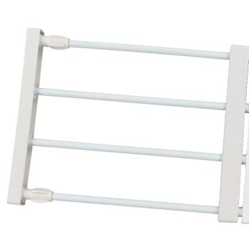 Wardrobe Partition Board Storage Extendable Rod Space Saving Layered Partition Board for Cabinet 15-23.6in