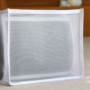 2Pcs White 7 Gird Pants Divider Storage Box Pants 7 Compartment Closet Pants Storage Case Organizer