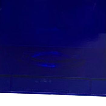 Clear Money Saving Bank Building Block Design Rectangular Transparent Coin Saving Box for Kids Boys Girls Blue 8.9x8.9x9.2cm / 3.5x3.5x3.6in