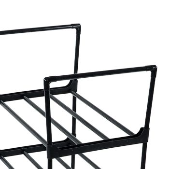 Shoe Rack Multifunctional Multilayer Large Capacity Shoe Shelf for Closet Hallway Bedroom Entryway 1 Column 4 Layers
