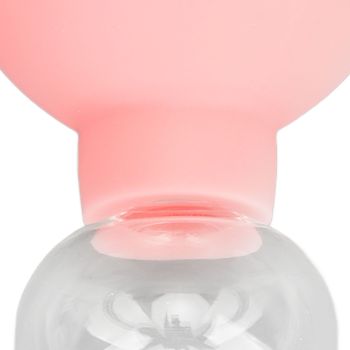 Glass Silicone Cupping Cup Vacuum Suction Massage Therapy for Face Skin Beauty Tool Model 2