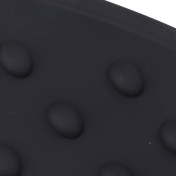 2Pcs Silicone Iron Rest Pad Durable Impact Resistant Heat Resistant Iron Mat for Ironing Boards Irons Black