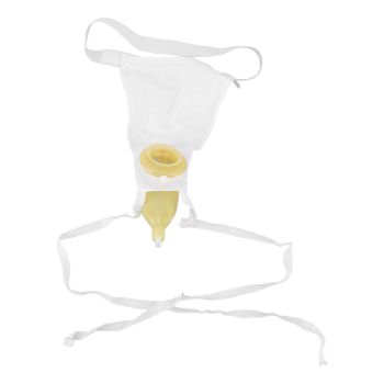 Urine Collector Bag 1000ml Reusable Skin Friendly Silicone Urine Drainage Bag for Elderly