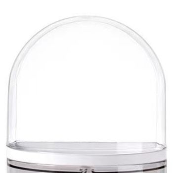 Figure Storage Box Transparent Wall Mounted Doll Figure Display Box Exhibition Box 2 Layer 11x22cm