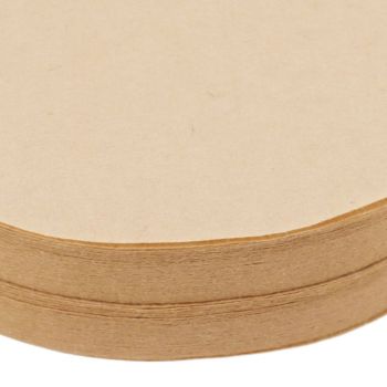 100Pcs 64mm Round Coffee Filter Unbleached Natural Coffee Filter Paper for 1 to 2 People Measure