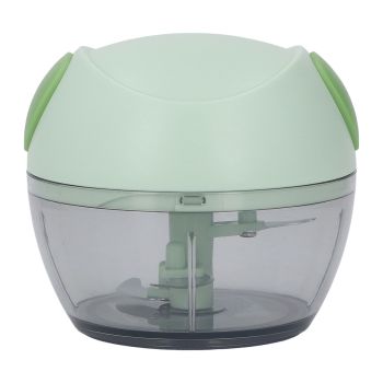 Manual Garlic Chopper Multifunctional Mini Hand Pull String Garlic Mincer Food Processor for Home Green