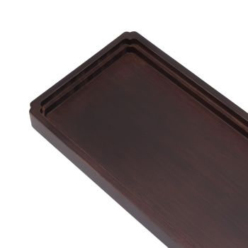 Chinese Water Storage Drainage Tea Tray Bamboo Simple Decorative Robust Household Tea Serving Tray Large Size