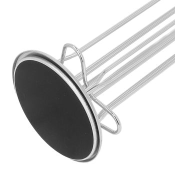 40 Capsule Coffee Pod Holder 360 Degree Rotating Carousel Storage Organizer Dispenser for Nespresso Capsule Silver