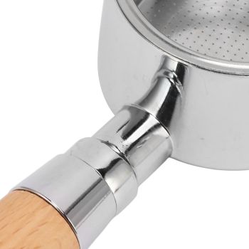 Coffee Bottomless Portafilter 3 Ears Ultra Fine Pore Filter Ergonomic Detachable Bottomless Handle for Coffee Shop