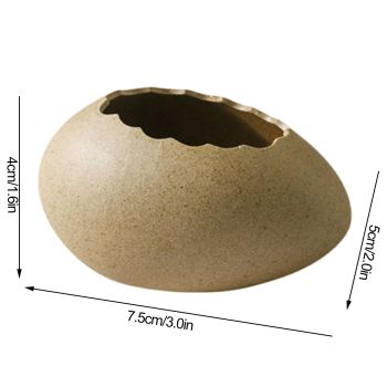 Egg Shell Bowl Ceramic Lifelike Decorative Toxic Free Noodle Dessert Bowl for Home Restaurant