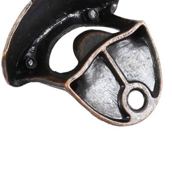 10 Pcs Wall Mount Bottle Opener Vintage Style Rustic Strong Durable Metal Beer Cap Opener for Bar Restaurant Home