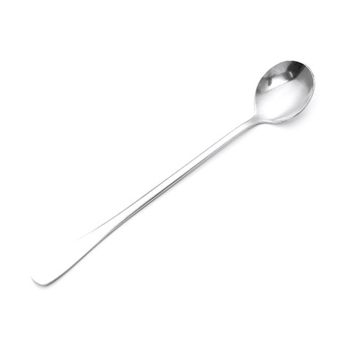 3Pcs Stainless Steel Long Handle Spoon Coffee Ice Tea Ice Cream Spoon for Bar Home Party Round Head