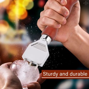 Stainless Steel Ice Chisel Chipper Stable Practical Bar Ice Crusher Chisel Chipper for Home Type A