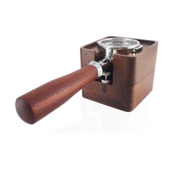 Coffee Tamper Holder Universal Food Safe Wood Coffee Filter Tamper Stand for 51mm 53mm 54mm Portafilter